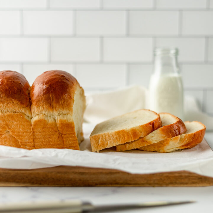 Milk bread slices