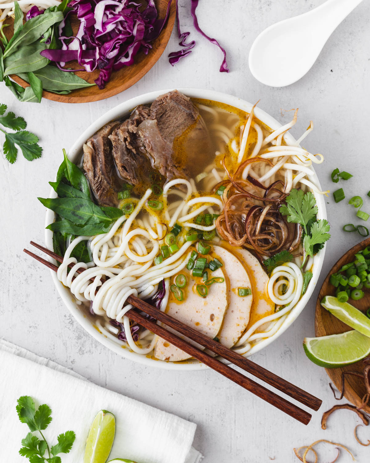 Bún Bò Huế - Vietnamese Spicy Beef Noodle Soup – Takes Two Eggs