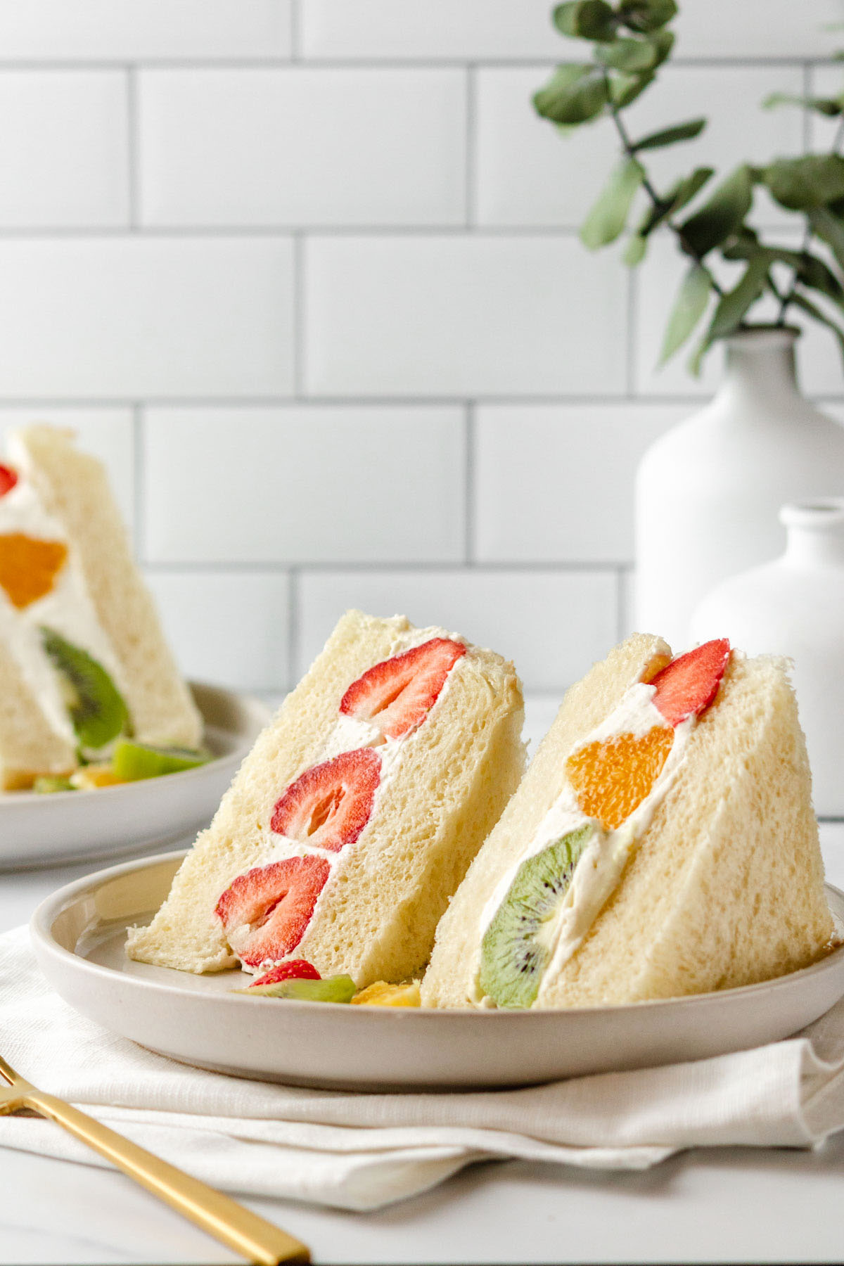 Japanese Fruit Sandwich (Fruit Sando Recipe) Takes Two Eggs