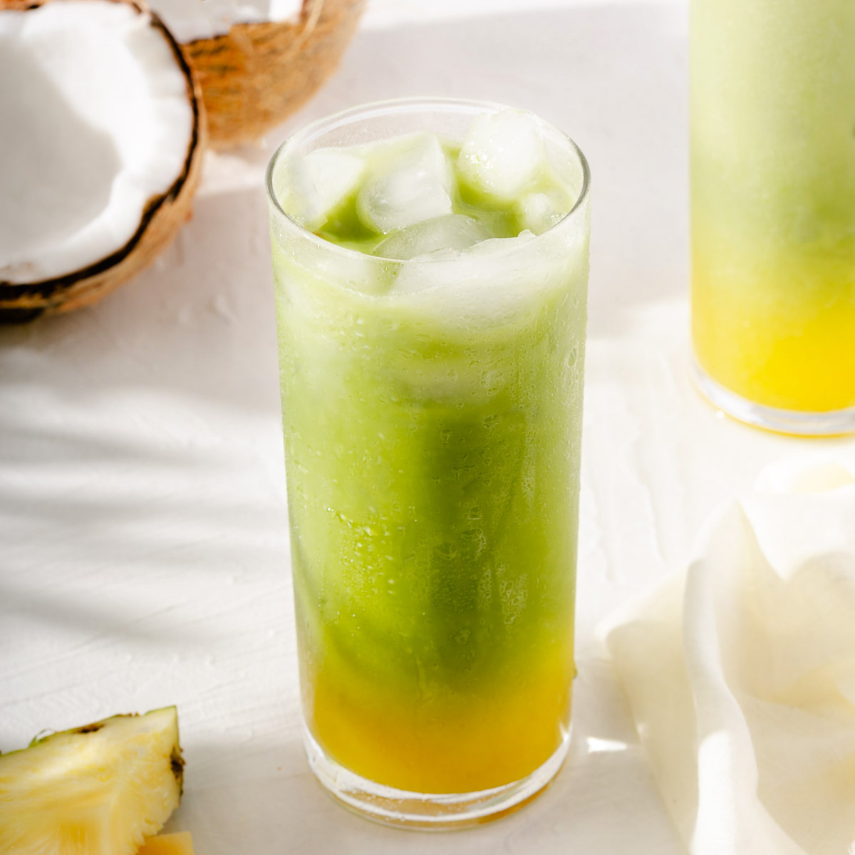 Matcha Pineapple Drink (Starbucks Inspired)