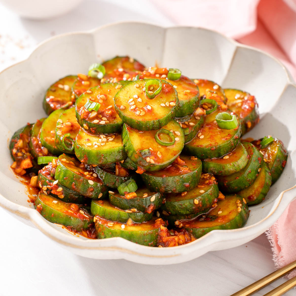 Korean Cucumber Salad (Oi Muchim)