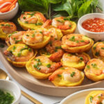 Up close with a platter of banh khot.