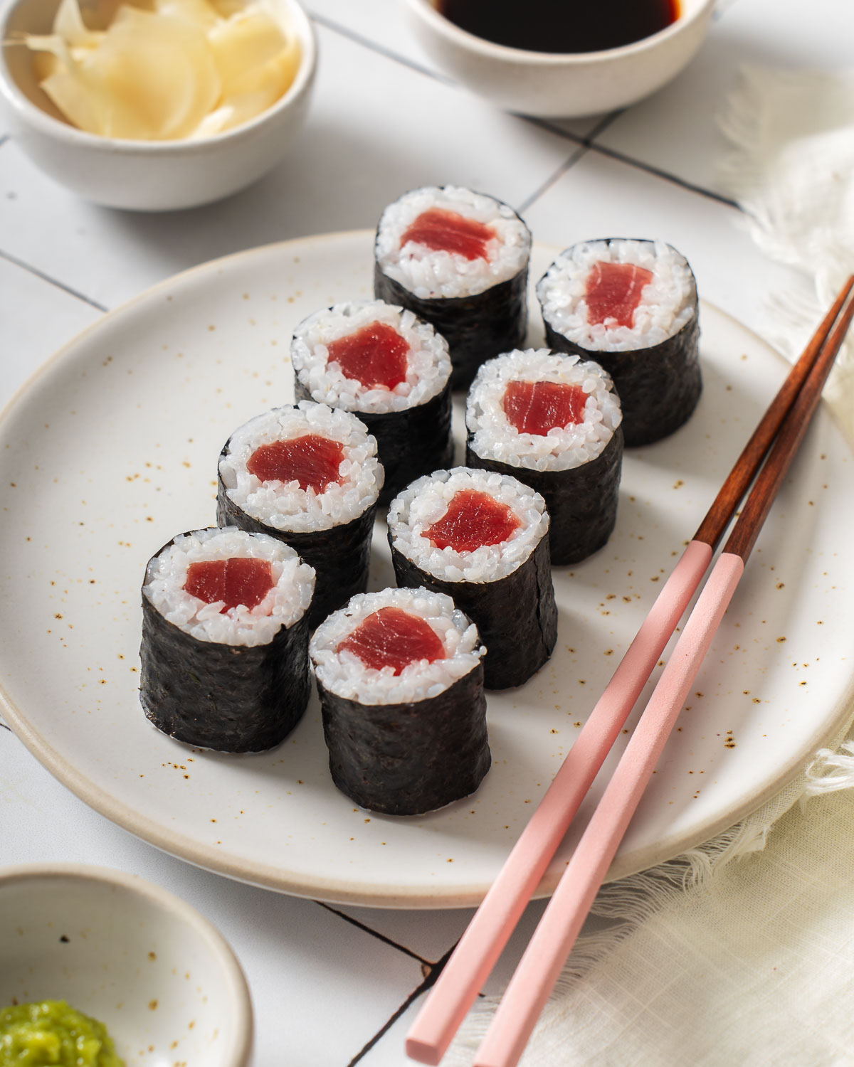 Tekka Maki (Tuna Sushi Roll) – Takes Two Eggs