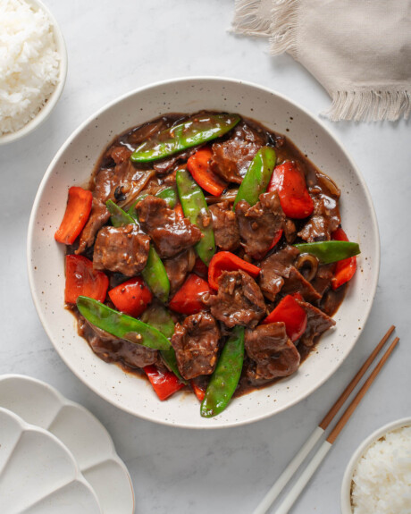 Beef with Black Bean Sauce