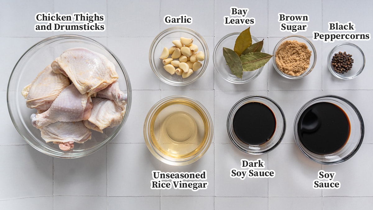 Adobong Manok (Filipino Chicken Adobo) Takes Two Eggs