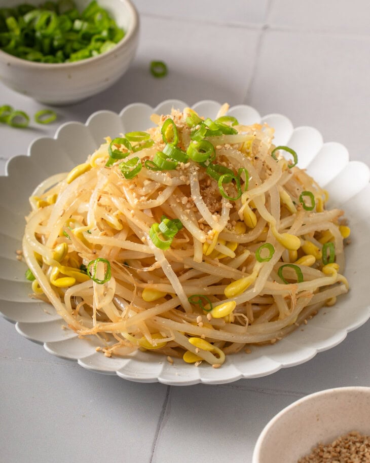 Minute Korean Bean Sprout Salad Kongnamul Muchim