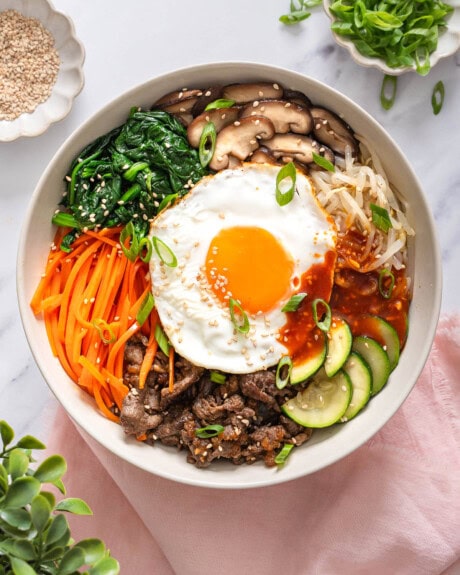 Bibimbap (Korean Rice Bowl)