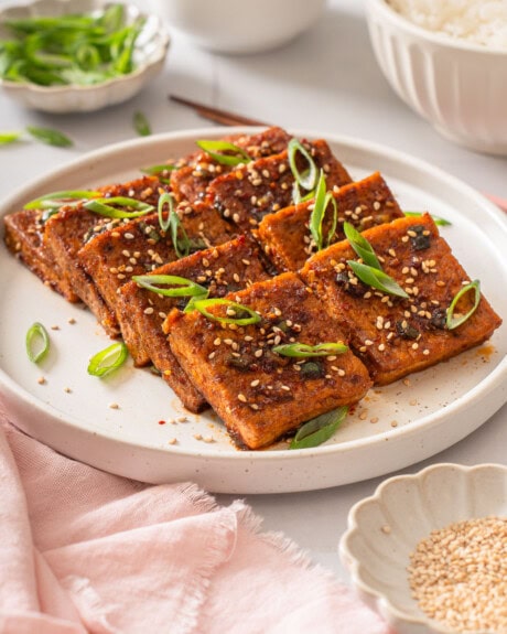 Korean Braised Tofu (Dubu Jorim)