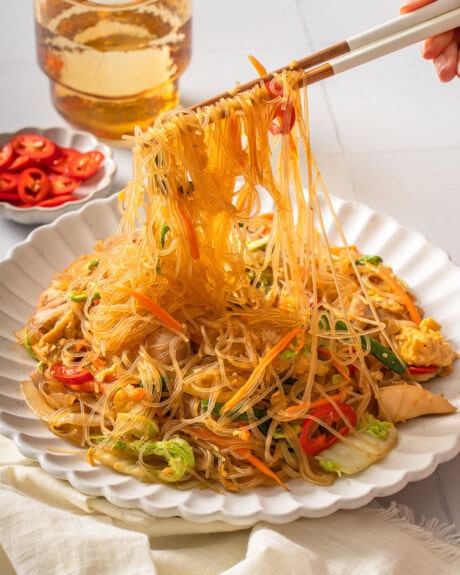 Thai Glass Noodles Stir Fry (Pad Woon Sen)