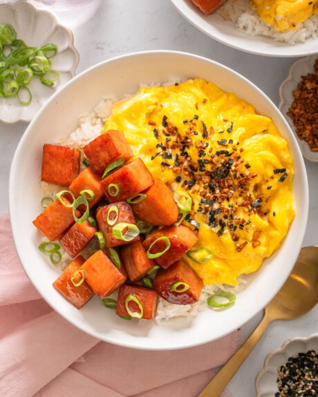 Caramelized Spam and Eggs Recipe