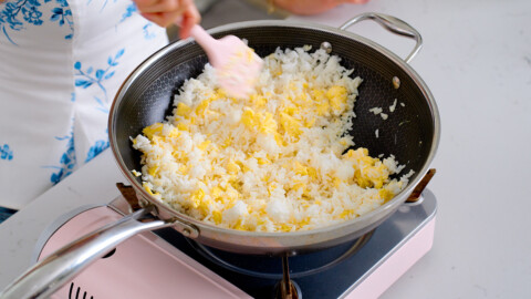 10 minute Egg Fried Rice (with Video)